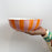 Noss & Co Salad Bowl - Pink & Orange Stripe