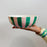 Noss & Co Salad Bowl - Pink & Green Stripe