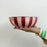 Noss & Co Salad Bowl - Pink & Burgundy Stripe