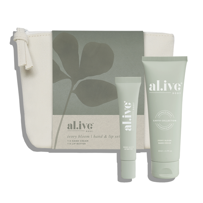 al.ive Ivory Bloom Hand and Lip Set