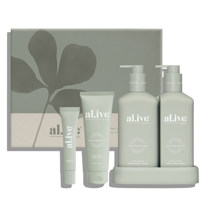 al.ive Ivory Bloom Body Ritual Set