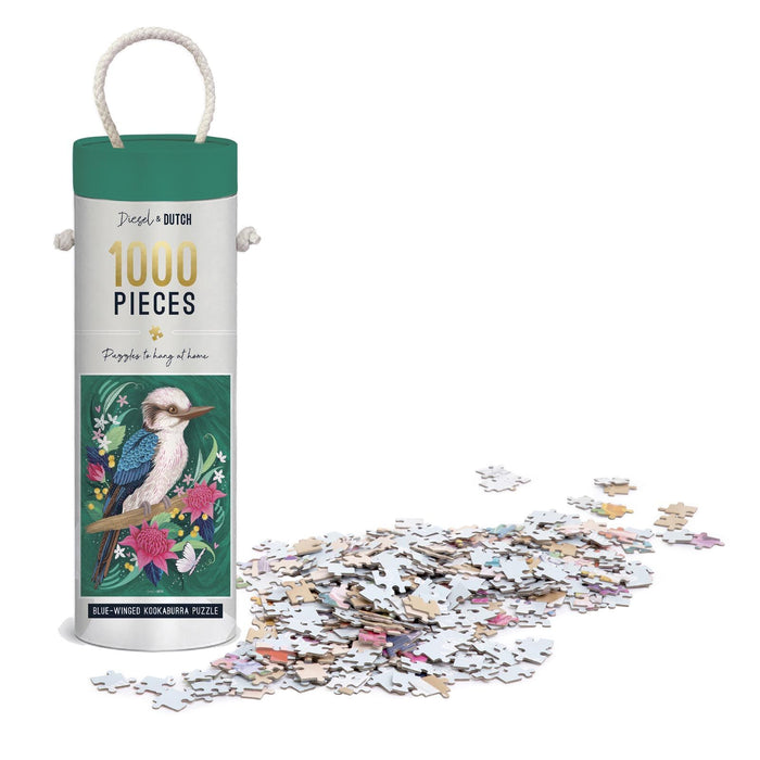 D&D Wall Puzzle 1000pc - Blue Winged Kookaburra
