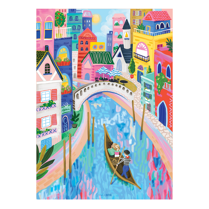 D&D Wall Puzzle 1000pc - Venice Reflections
