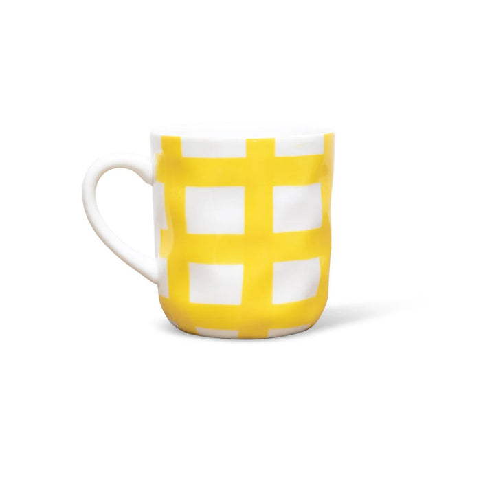 Noss & Co Mug - Yellow Gingham