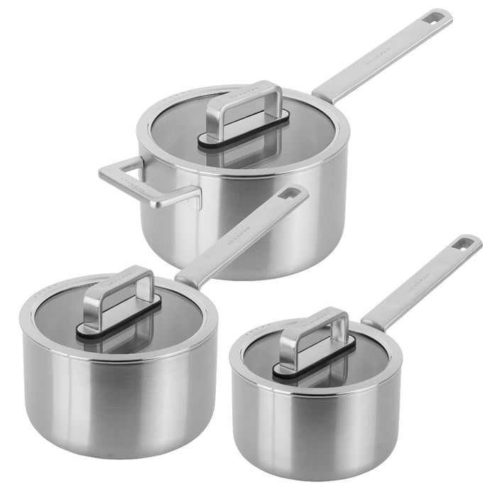 SCANPAN Elektra 3 Piece Saucepan Set (16/18/20cm)