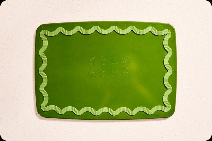 Maison Appret Rice Husk Chopping Board 30 x 23cm - Green