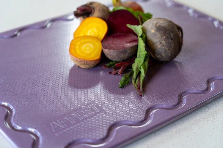 Maison Appret Rice Husk Chopping Board 30 x 23cm - Lilac