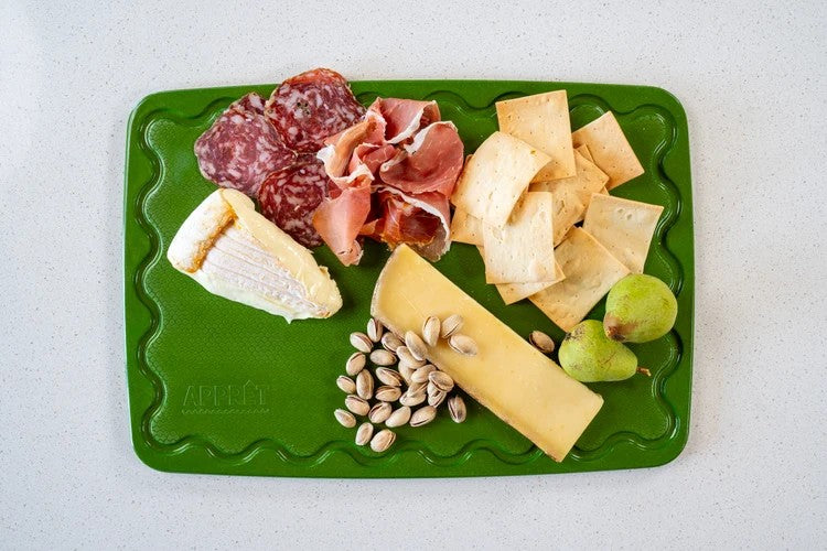 Maison Appret Rice Husk Chopping Board 40 x 28cm - Green