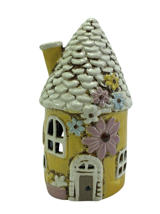 Cottage Tealight - Yellow Daisy Cottage