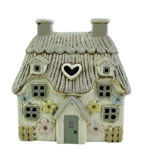 Cottage Tealight - Daisy Thatched House