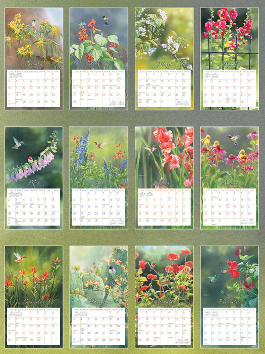 2027 Lang Calendar Hummingbirds by Susan Bourdet