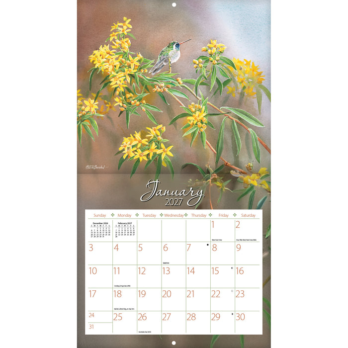 2027 Lang Calendar Hummingbirds by Susan Bourdet