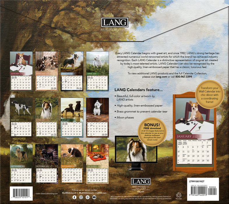 2027 Lang Calendar Love of Dogs by John Silver