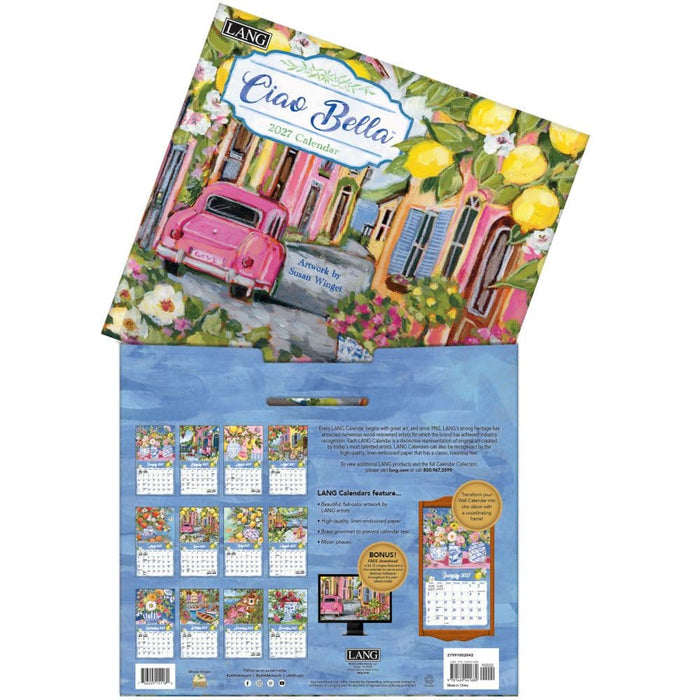 2027 Lang Calendar Ciao Bella by Susan Winget