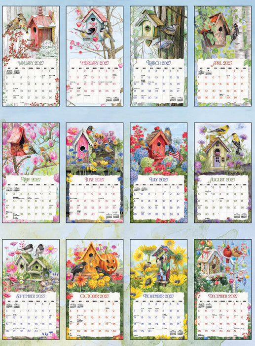2027 Lang Calendar Birdhouses by Tim Coffey