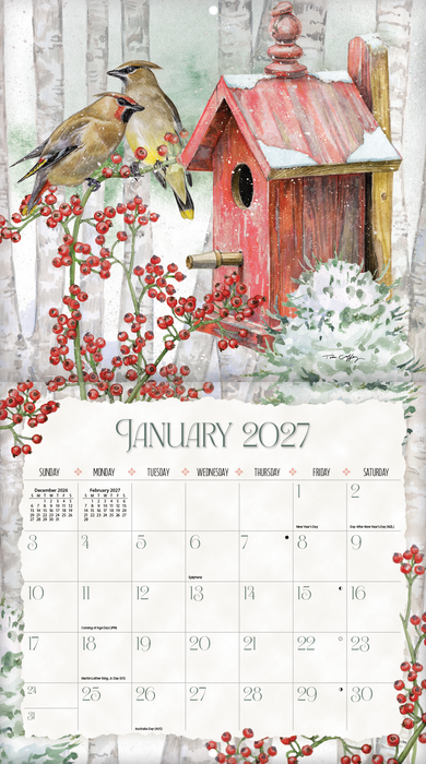 2027 Lang Calendar Birdhouses by Tim Coffey
