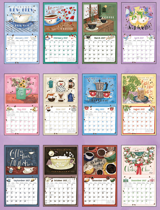 2027 Lang Calendar Coffee by Lorilynn Simms