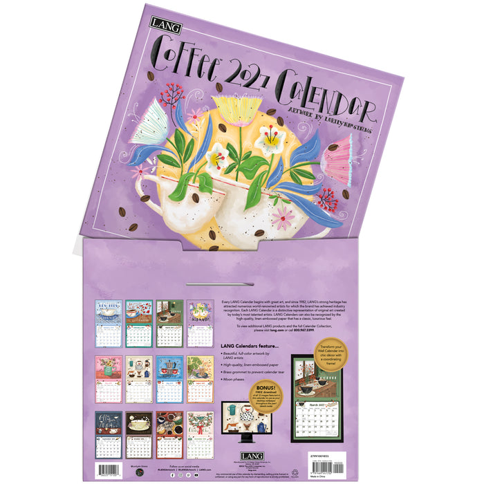 2027 Lang Calendar Coffee by Lorilynn Simms