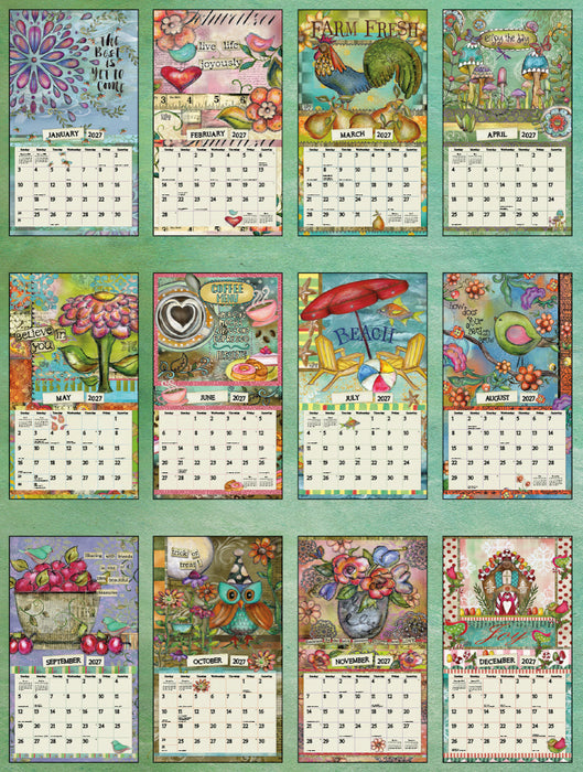 2027 Lang Calendar Color My World by Lis Kaus