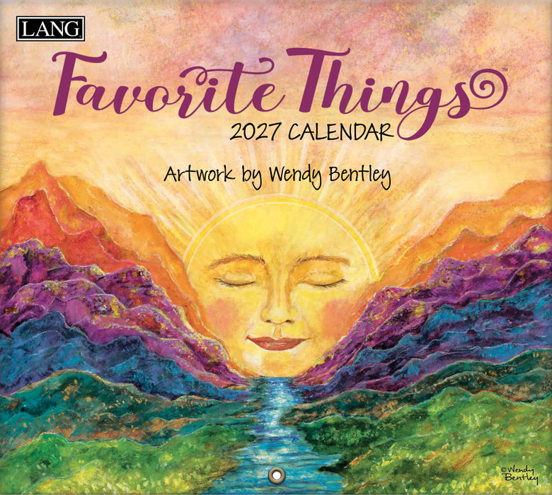 2027 Lang Calendar Favorite Things By Wendy Bentley