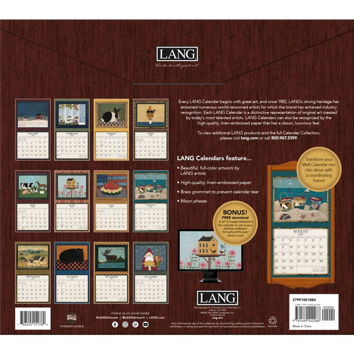 2027 Lang Calendar Warren Kimble
