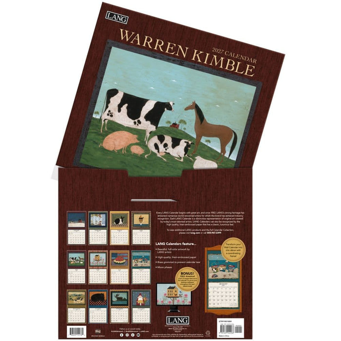 2027 Lang Calendar Warren Kimble