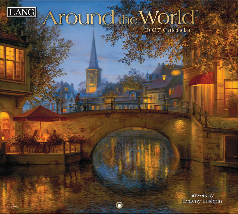 2027 Lang Calendar Around The World by Evgeny Lushpin