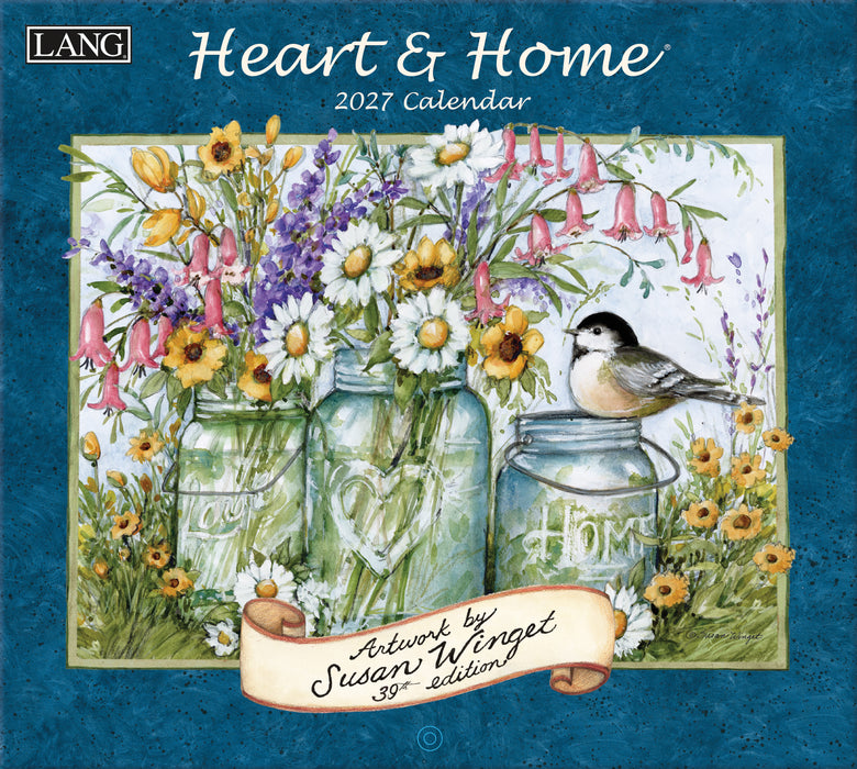 2027 Lang Calendar Heart and Home by Susan Winget