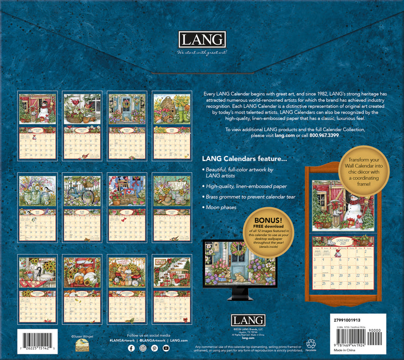 2027 Lang Calendar Heart and Home by Susan Winget