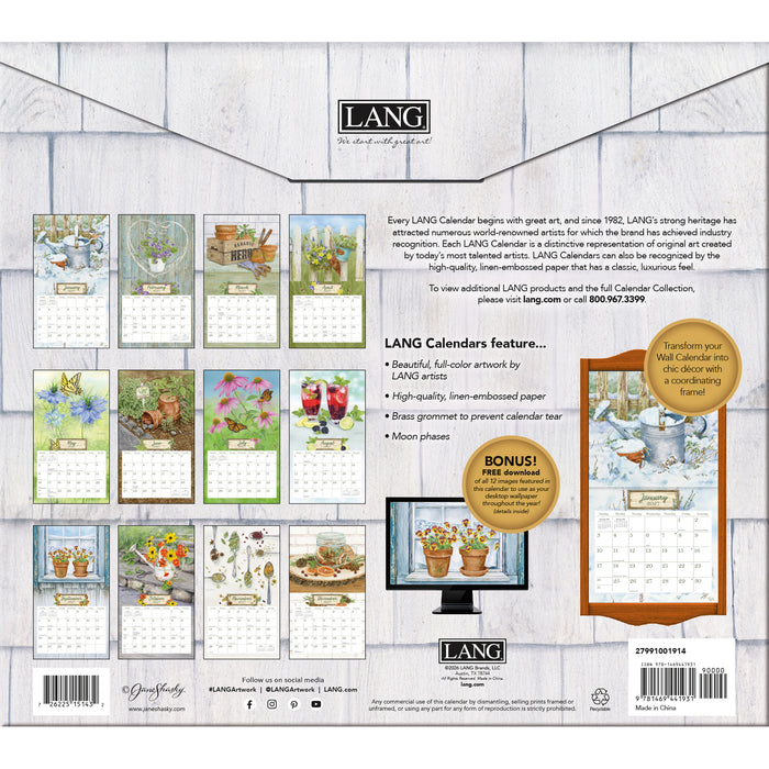 2027 Lang Calendar Herb Garden by Jane Shasky