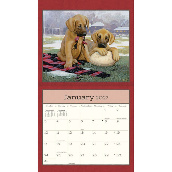 2027 Lang Calendar Puppy by Jim Lamb