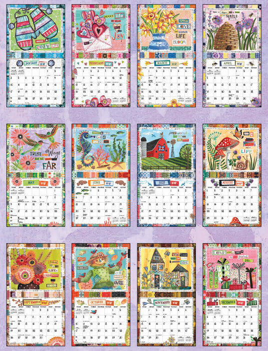 2027 Lang Calendar Happy Life by Lori Siebert