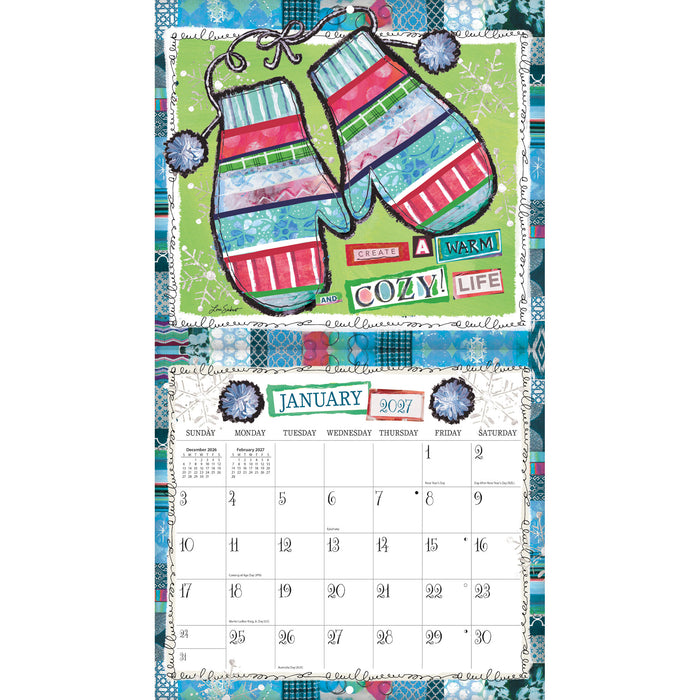 2027 Lang Calendar Happy Life by Lori Siebert