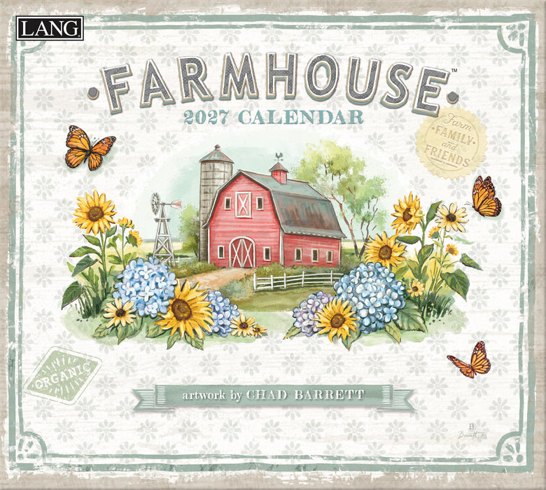 2027 Lang Calendar Farmhouse by Chad Barrett