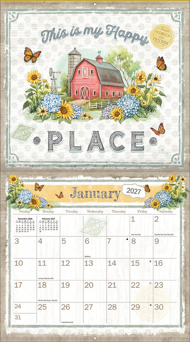 2027 Lang Calendar Farmhouse by Chad Barrett