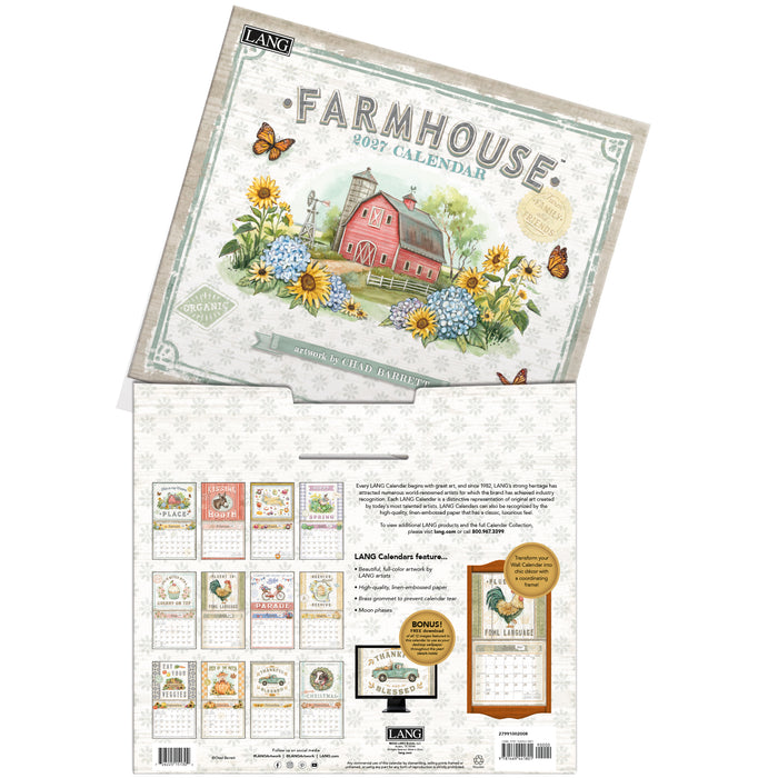 2027 Lang Calendar Farmhouse by Chad Barrett