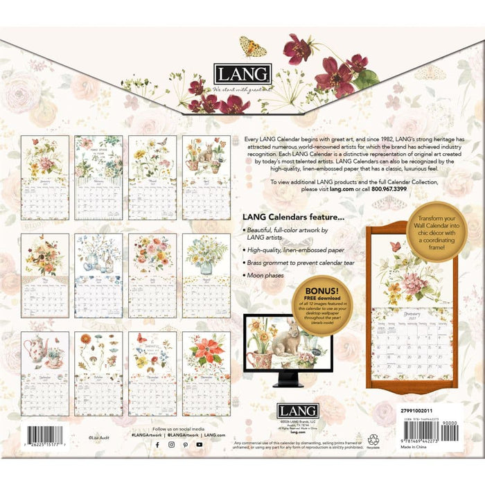 2027 Lang Calendar Watercolour Seasons by Lisa Audit