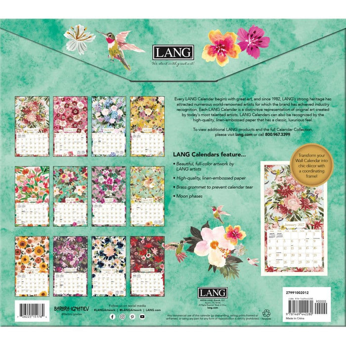 2027 Lang Calendar Wild at Heart by Barbra Ignatiev