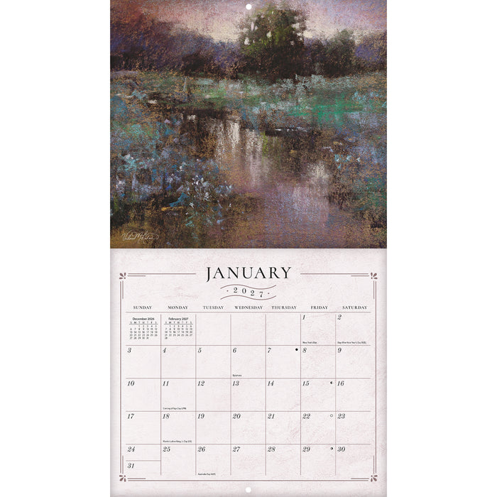 2027 Lang Calendar Soft Escapes by Valerie McKeehon