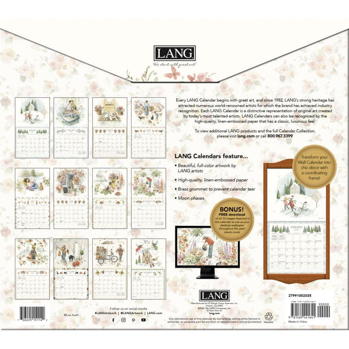 2027 Lang Calendar Blissful Moments by Lisa Audit