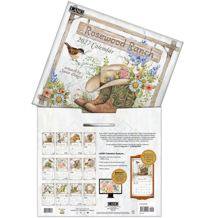 2027 Lang Calendar Rosewood Ranch by Susan Winget