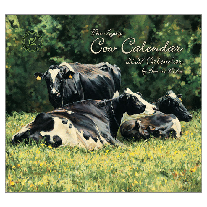 2027 Legacy Calendar Cow by Bonnie Mohr
