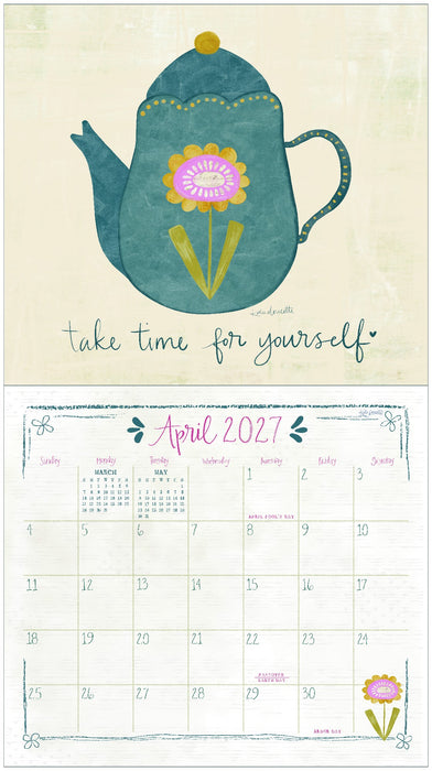 2027 Legacy Calendar Tea Time By Katie Doucette