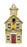 Cottage Tealight - Xmas Church Yellow