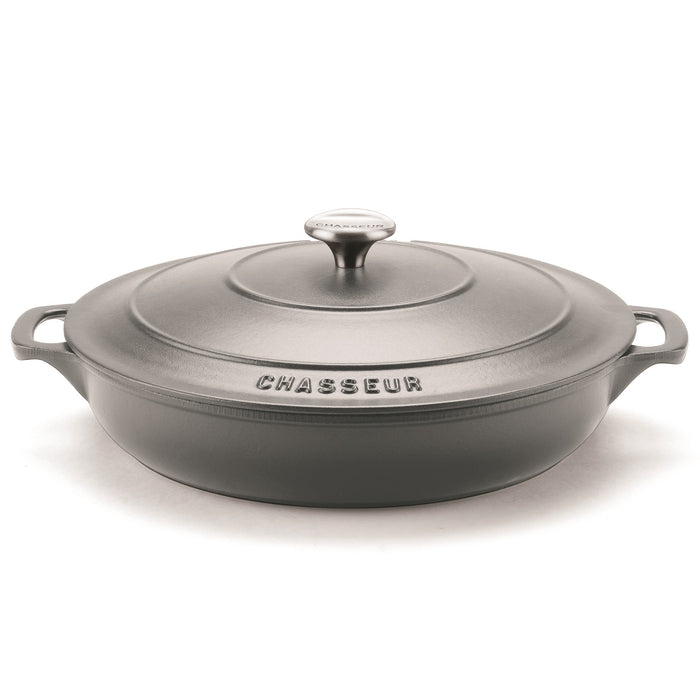 Chasseur Round Casserole 30cm / 2.5lt - Caviar