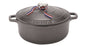 Chasseur Round Casserole 24cm / 4.0lt - Caviar