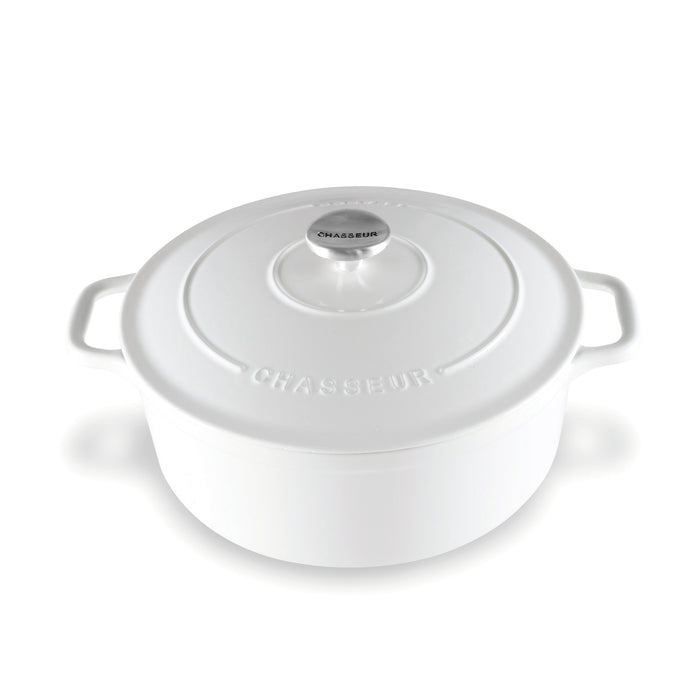 Chasseur Round Casserole 24cm / 4.0t - White