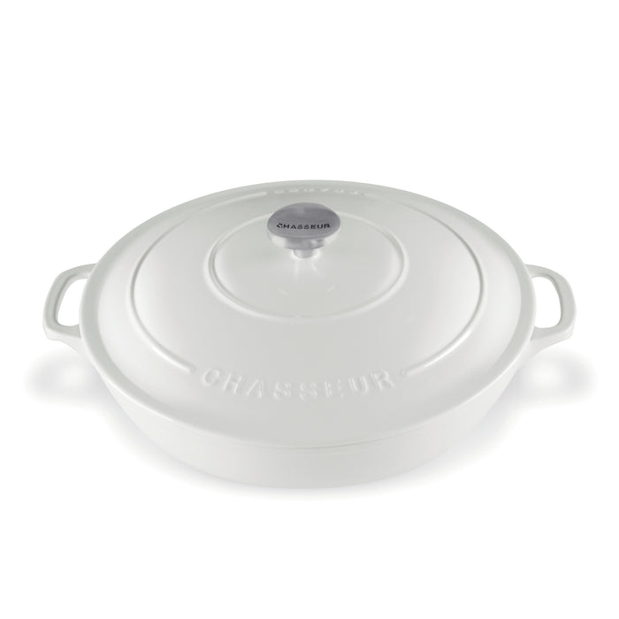 Chasseur Round Casserole 30cm / 2.5lt - White