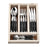 La Guiole Cutlery Set 24pc - Black - Kitchen Antics