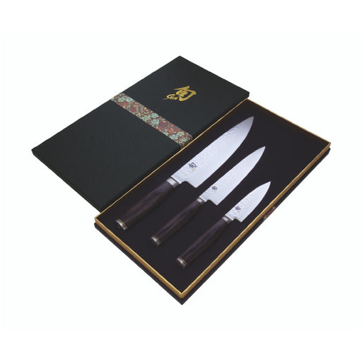 Shun Premier 3pc Knife Set Boxed